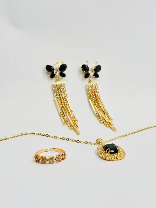 Jewellery Set ( Earrings, Necklace, Ring )